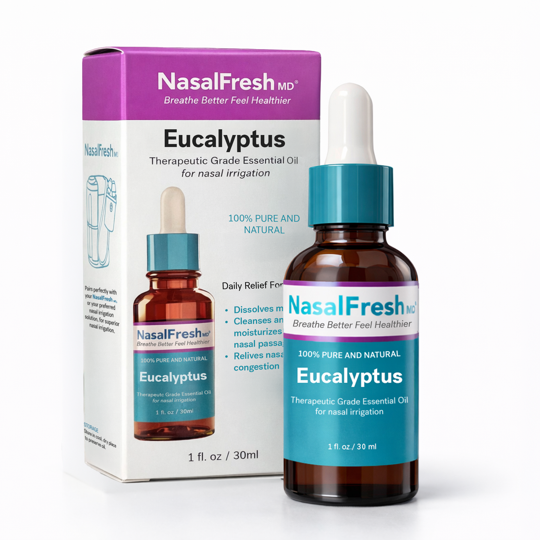 Therapeutic Grade Eucalyptus Essential Oil – NasalFresh MD Therapeutic Grade Eucalyptus Essential Oil – NasalFresh MD